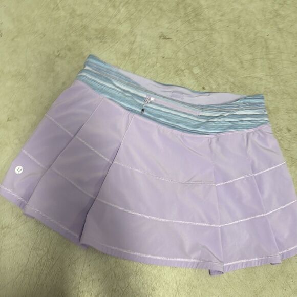 Purple and Blue Athletic Skirt LULULEMON Shorts - Size 8 Like New - Picture 2 of 4